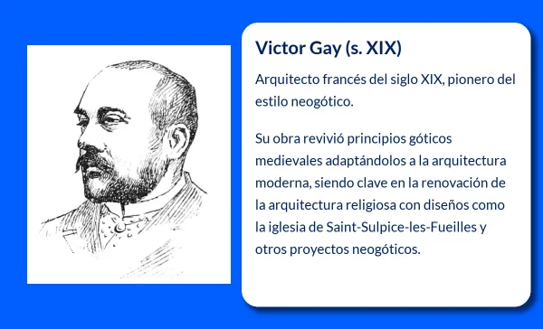 Victor Gay (s. XIX). El arquitecto francés pionero del neogótico