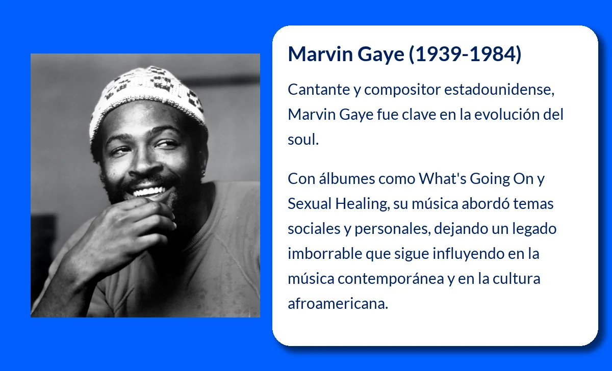 Marvin Gaye (1939-1984). El ícono del soul que marcó una era musical