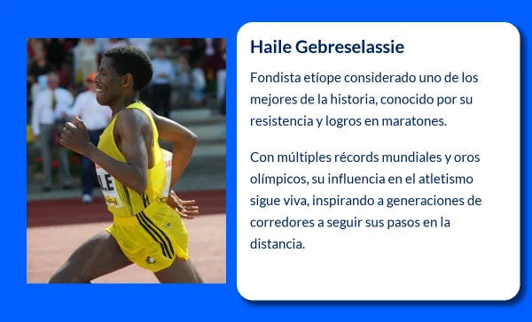 Haile Gebreselassie (1973-VVVV): El Emperador de los Fondos