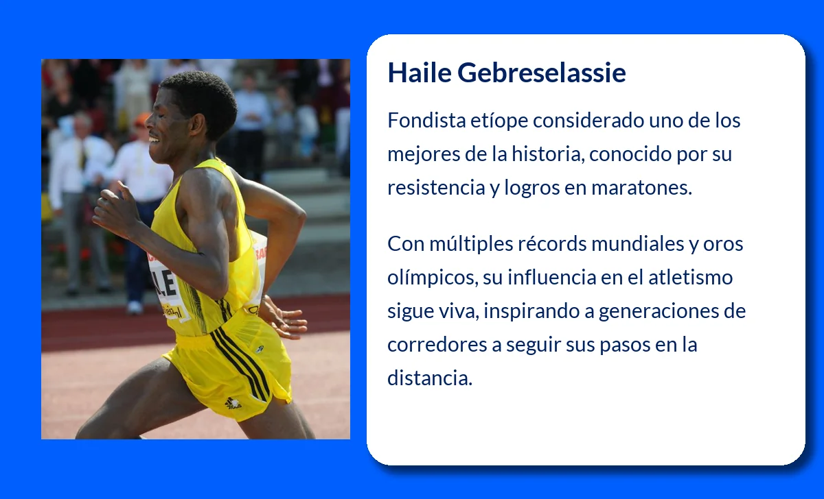 Haile Gebreselassie (1973-VVVV): El Emperador de los Fondos