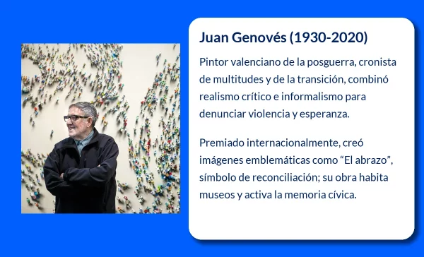 Juan Genovés (1930-2020): El pintor que reflejó la historia de España a través del arte