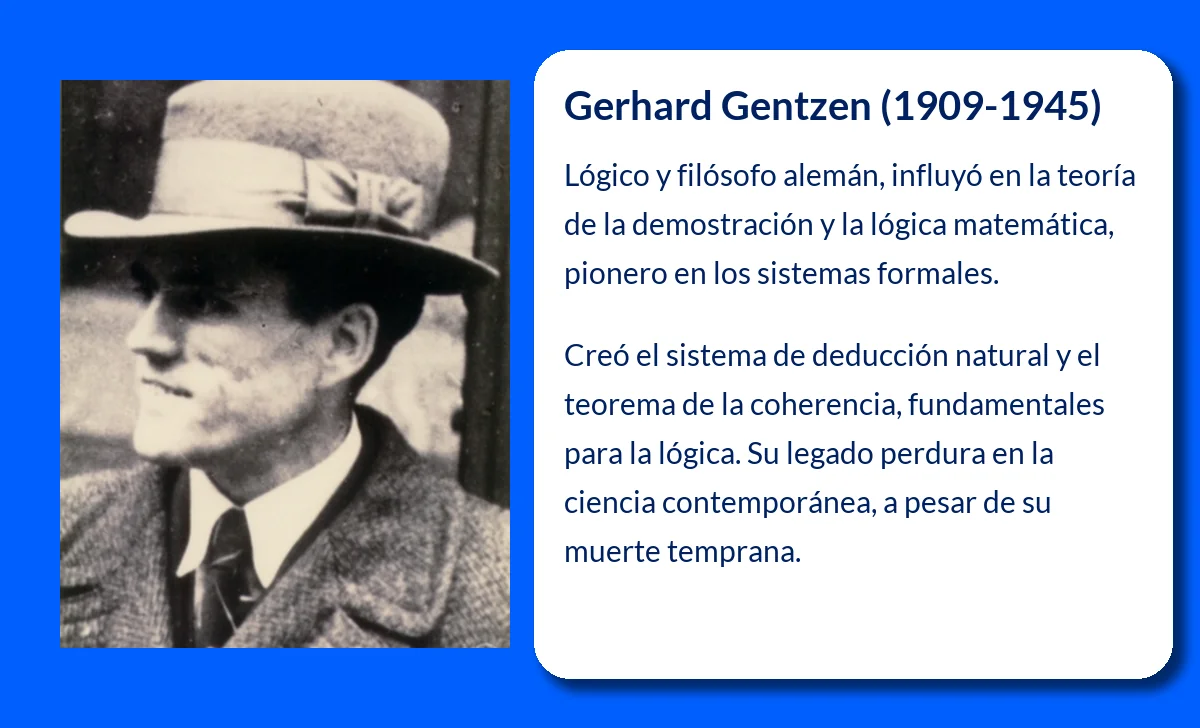 Gerhard Gentzen (1909-1945): Pionero de la Lógica Matemática