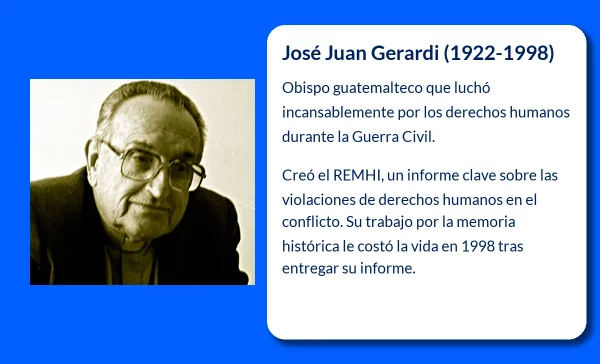 José Juan Gerardi (1922-1998). El defensor de los derechos humanos que luchó por la paz en Guatemala