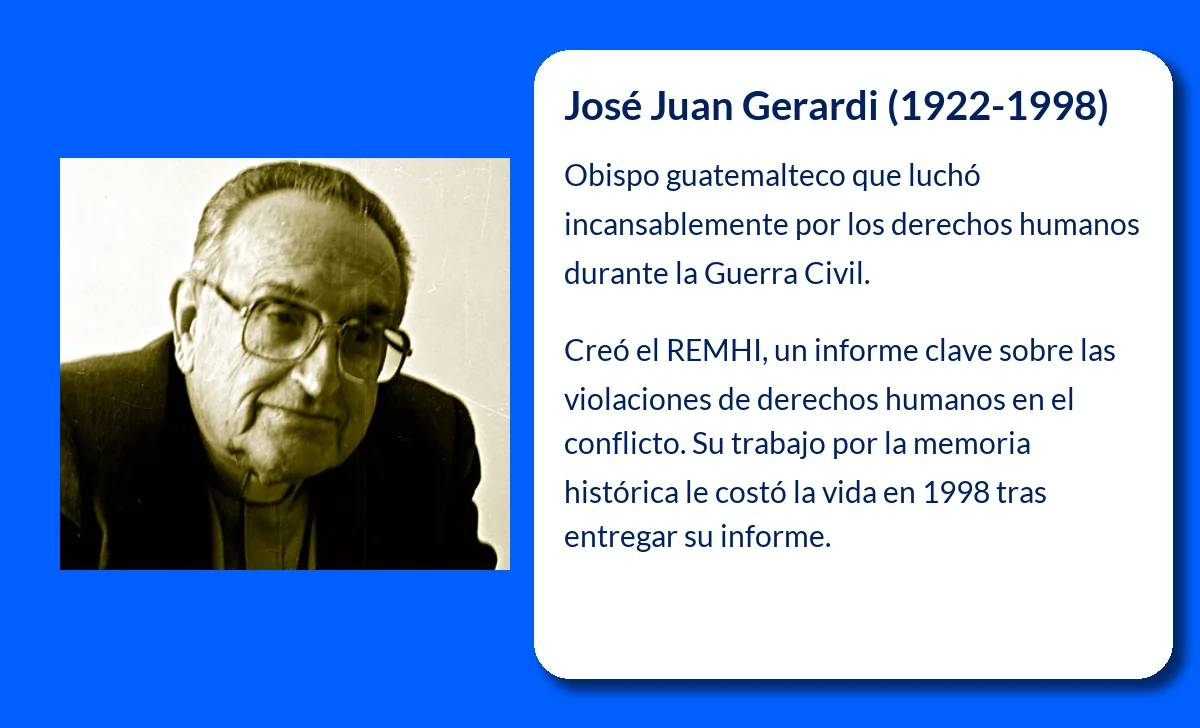 José Juan Gerardi (1922-1998). El defensor de los derechos humanos que luchó por la paz en Guatemala