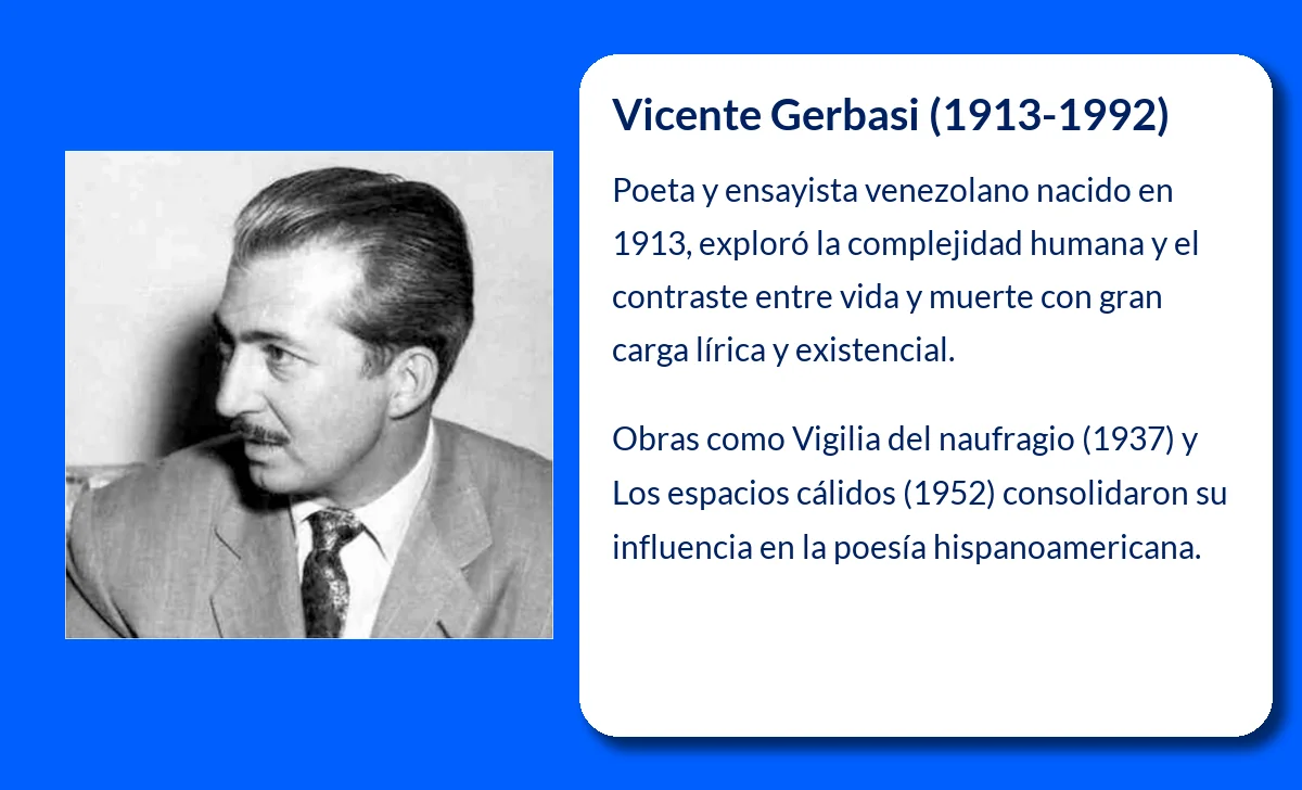 Vicente Gerbasi (1913-1992). El poeta venezolano que capturó la esencia del alma humana