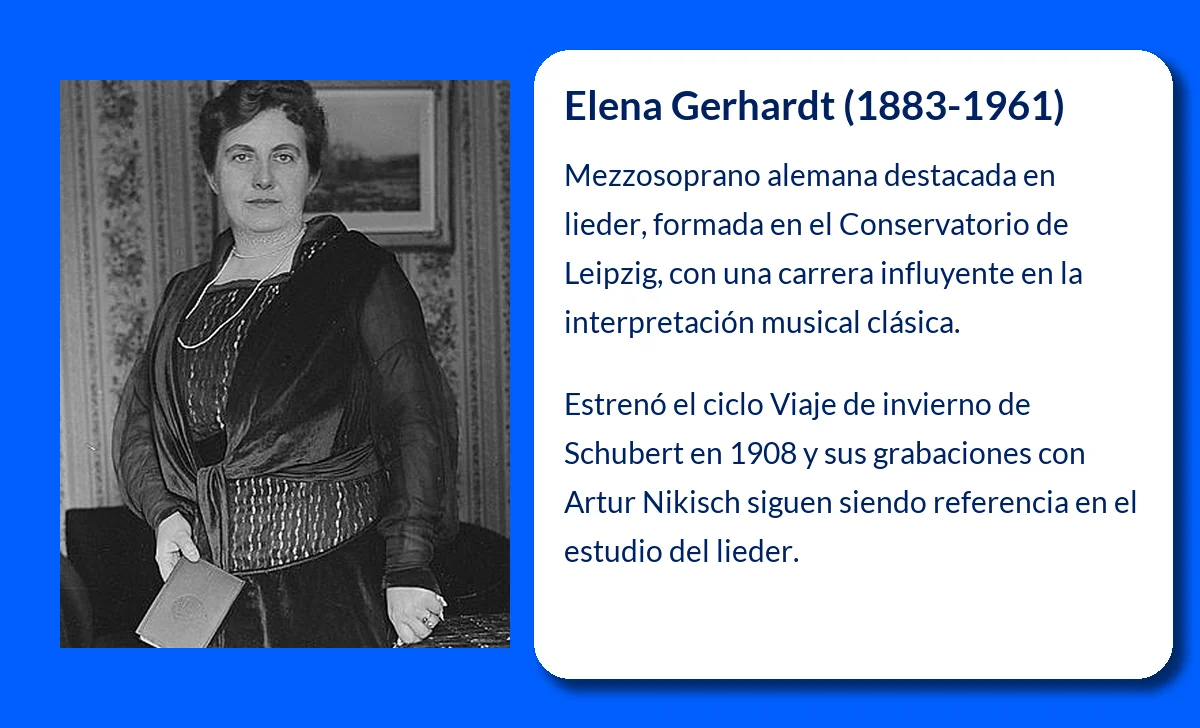 Elena Gerhardt (1883-1961): La Mezzo-soprano Alemana que Dejó su Marca en el Mundo del Lieder