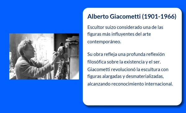 Alberto Giacometti (1901-1966): El escultor suizo que revolucionó el arte contemporáneo