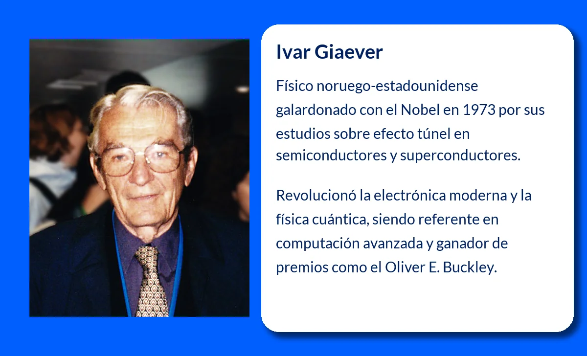 Ivar Giaever (1929-VVVV). El físico noruego-estadounidense que revolucionó la física de los superconductores