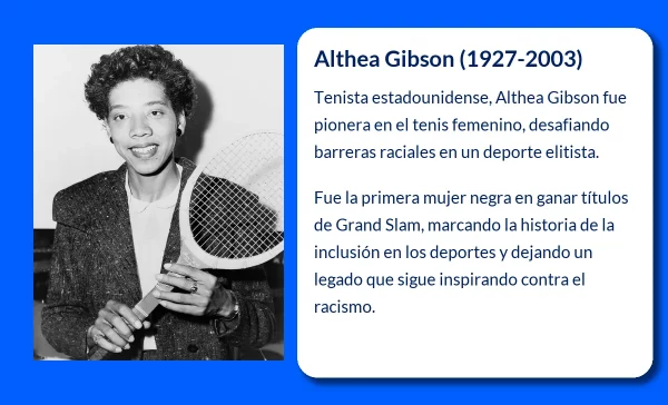Althea Gibson (1927-2003): La pionera del tenis femenino que desafió las barreras raciales