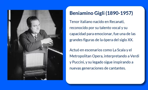 Beniamino Gigli (1890-1957). El tenor italiano que conquistó el mundo de la ópera