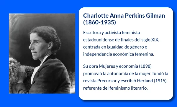 Charlotte Anna Perkins Gilman (1860-1935): Pionera del Feminismo en los Estados Unidos
