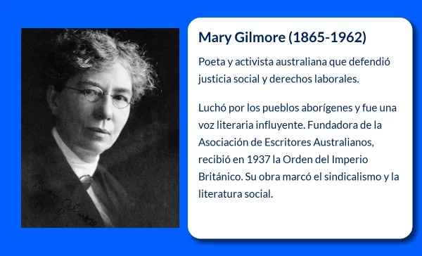 Mary Gilmore (1865-1962). La Poeta y Activista Australiana que Defendió la Justicia Social y la Paz