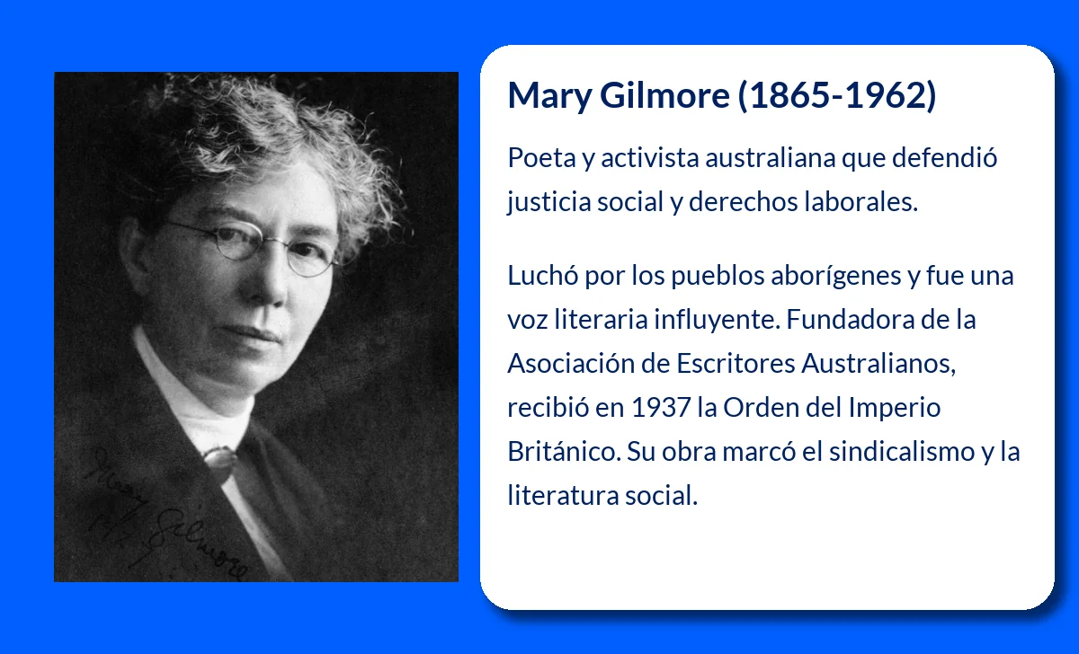 Mary Gilmore (1865-1962). La Poeta y Activista Australiana que Defendió la Justicia Social y la Paz