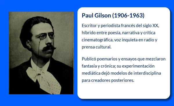 Paul Gilson (1906-1963): El poeta que rompió las barreras de la fantasía y la melancolía