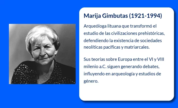 Marija Gimbutas (1921-1994). La pionera de la arqueología mitológica y la teoría del matriarcado europeo