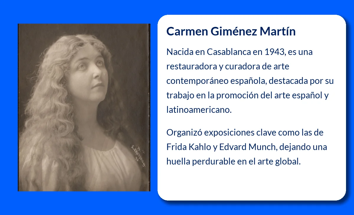 Carmen Giménez Martín (1943-VVVV): La restauradora de arte que dejó su huella en el mundo del arte contemporáneo