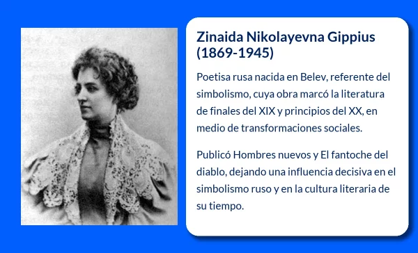 Zinaida Nikolayevna Gippius (1869-1945). La Poetisa Rusa Que Marcó el Simbolismo Literario