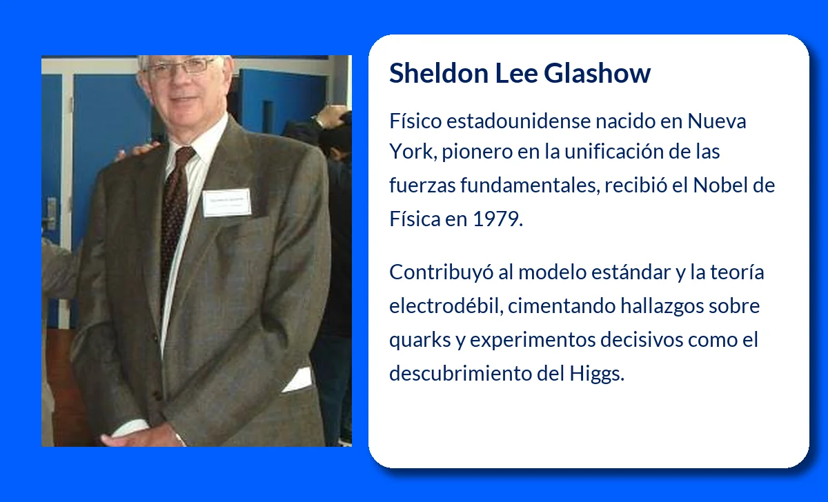 Sheldon Lee Glashow (1932-VVVV). El físico que revolucionó la comprensión de las fuerzas fundamentales