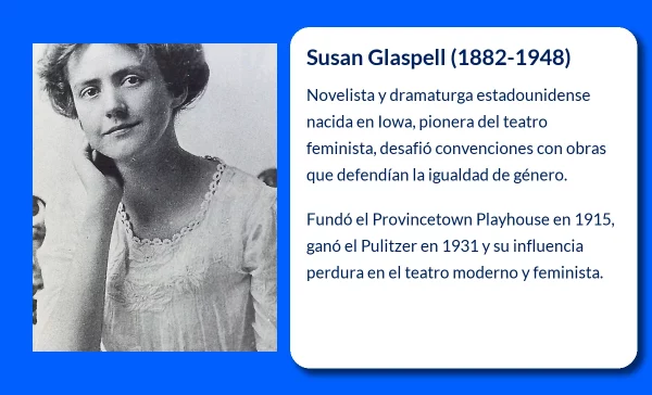 Susan Glaspell (1882-1948). Pionera del teatro feminista y la narrativa norteamericana