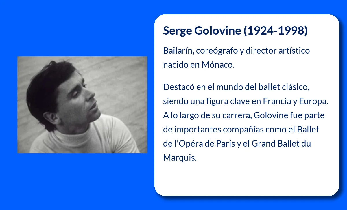 Serge Golovine (1924-1998): El legado del bailarín