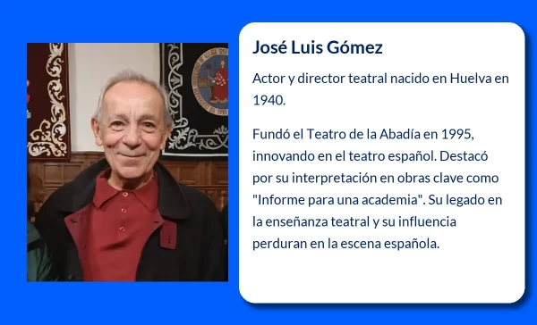 José Luis Gómez (1940-VVVV). El actor y director teatral que revolucionó el arte escénico en España