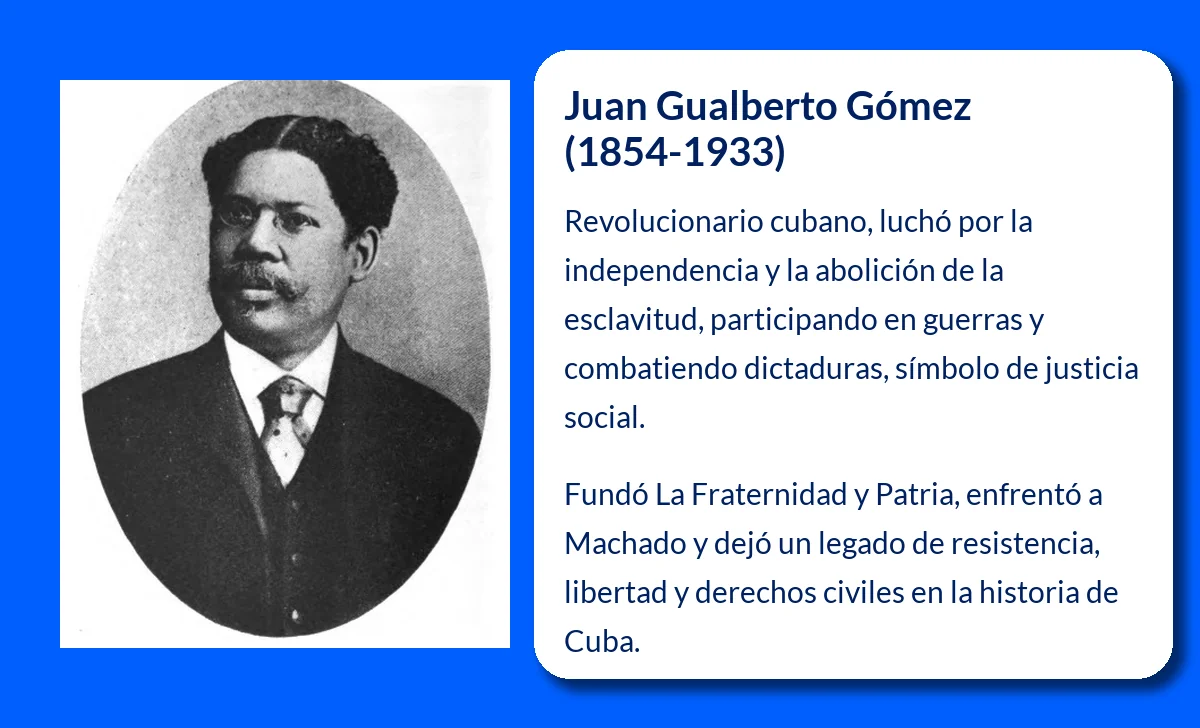 Juan Gualberto Gómez (1854-1933). El revolucionario cubano que luchó por la libertad y la abolición