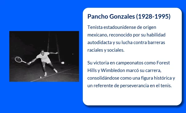 Pancho Gonzales (1928-1995): La leyenda del tenis estadounidense