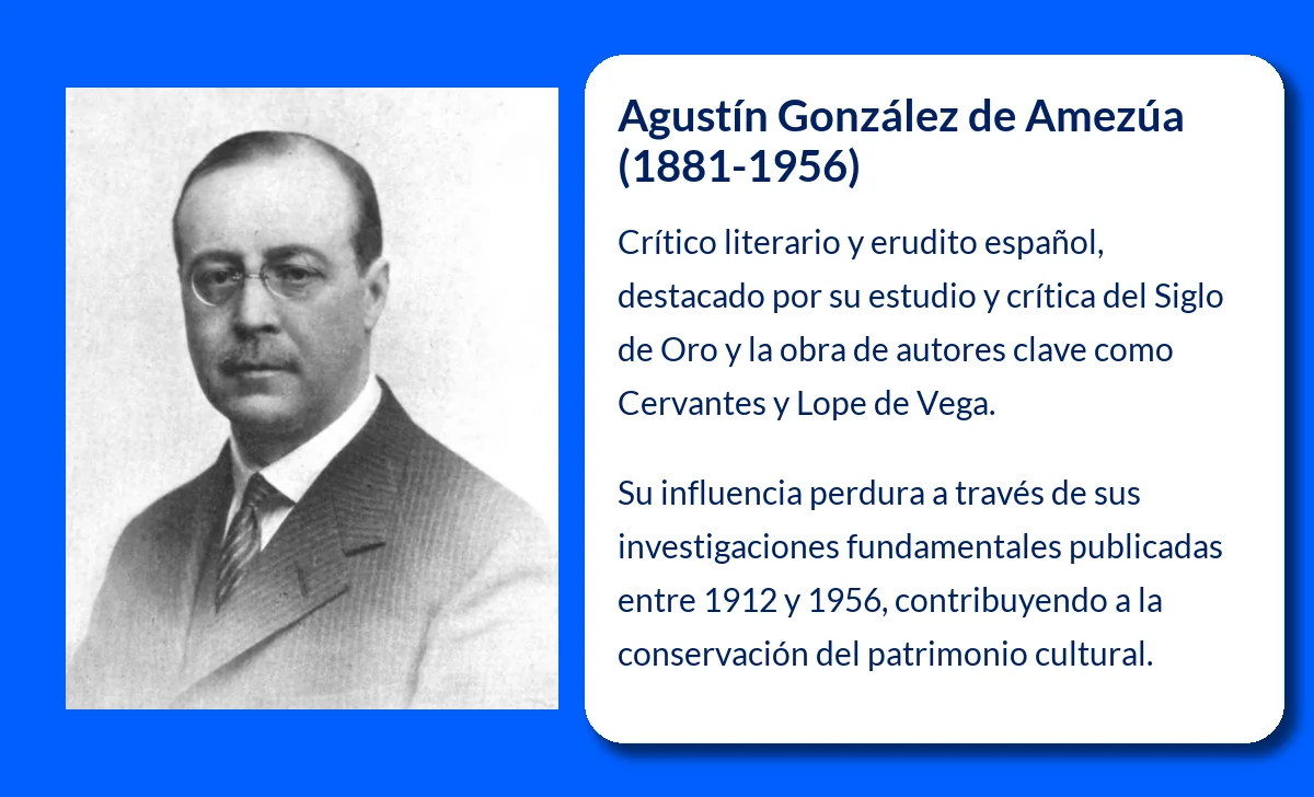 Agustín González de Amezúa (1881-1956). El erudito que desentrañó los secretos del Siglo de Oro español
