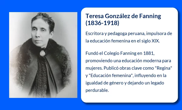 Teresa González de Fanning (1836-1918). La gran impulsora de la educación femenina en el Perú