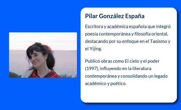 Pilar González España (1960-VVVV): La escritora que fusiona poesía y sabiduría oriental