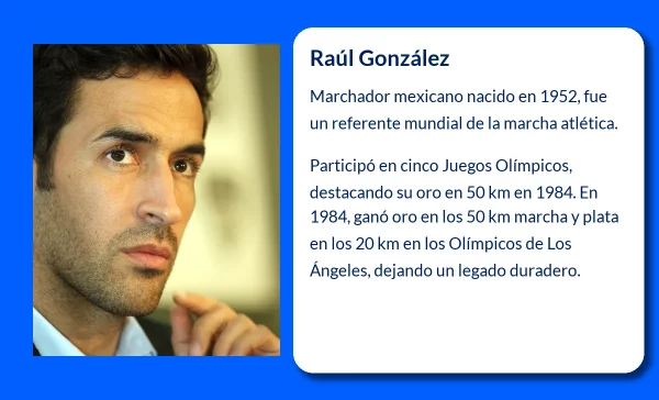 Raúl González (1952-VVVV): El legendario marchador mexicano que dominó los Juegos Olímpicos