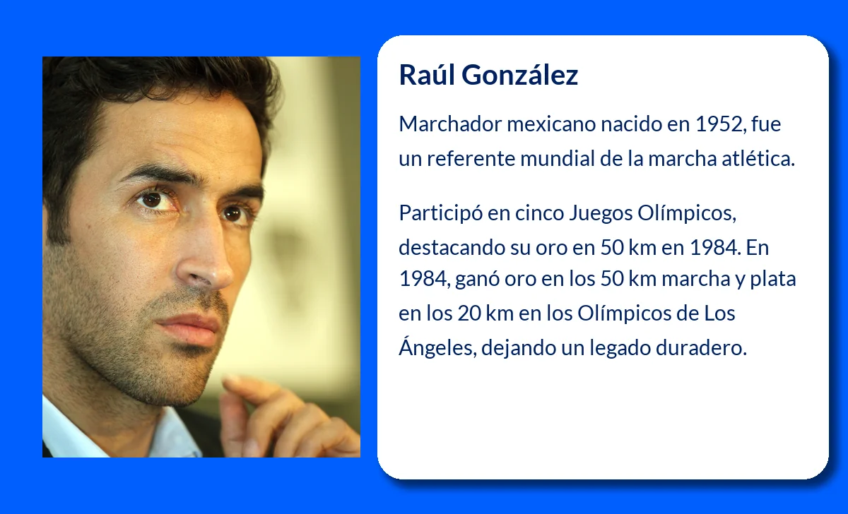 Raúl González (1952-VVVV): El legendario marchador mexicano que dominó los Juegos Olímpicos