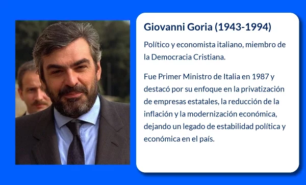 Giovanni Goria (1943-1994). El político y economista que impulsó el crecimiento italiano