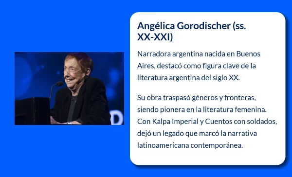 Angélica Gorodischer (ss. XX-XXI). La narradora que marcó la literatura argentina del siglo XX