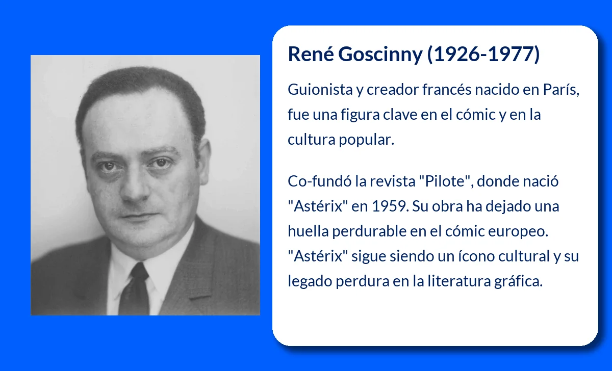 René Goscinny (1926-1977): El genio detrás de Astérix y las grandes historietas francesas
