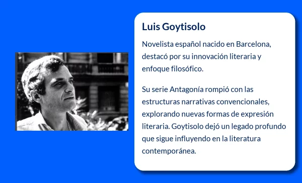 Luis Goytisolo (1935-VVVV). El novelista que reinventa la narrativa española contemporánea