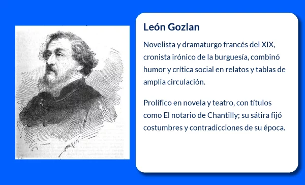 León Gozlan (1806-?). Novelista y dramaturgo polifacético de la literatura francesa