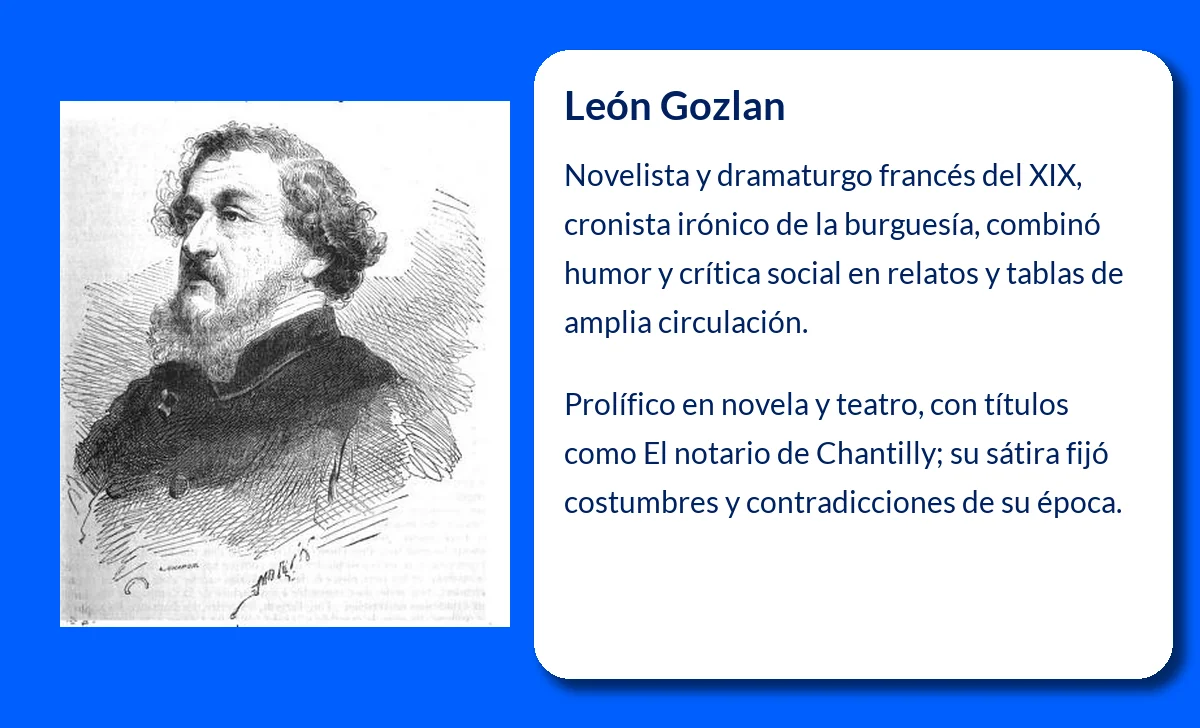 León Gozlan (1806-?). Novelista y dramaturgo polifacético de la literatura francesa
