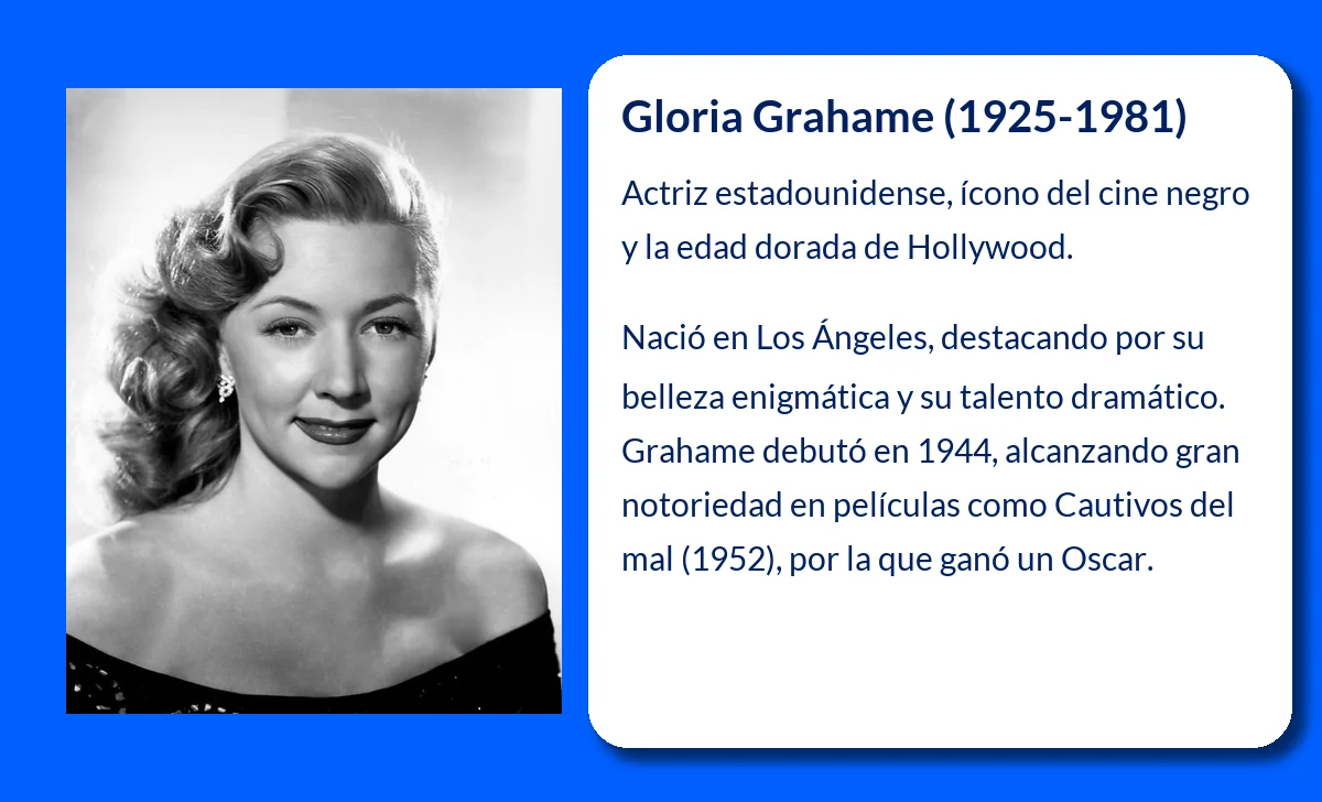 Gloria Grahame (1925-1981): La belleza ambigua que marcó el cine negro