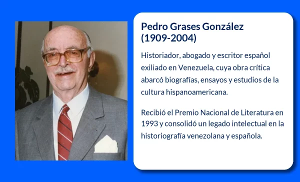 Pedro Grases González (1909-2004): Escritor
