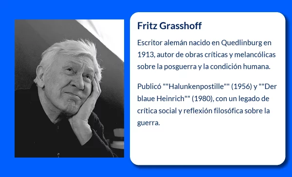 Fritz Grasshoff (1913-VVVV). El escritor alemán cuya obra plasmó el alma del mar y la posguerra