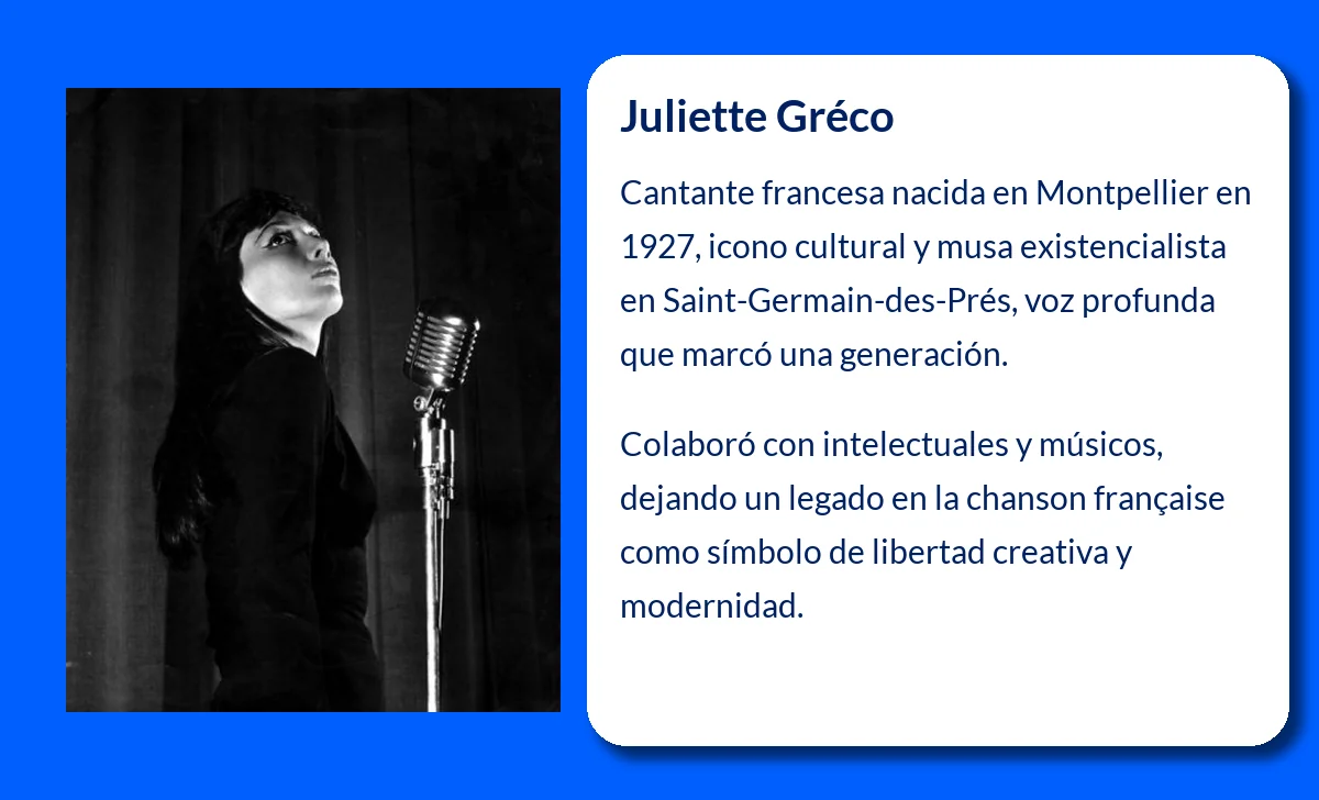 Juliette Gréco (1927-VVVV). La musa de Saint-Germain-des-Prés que transformó la canción francesa