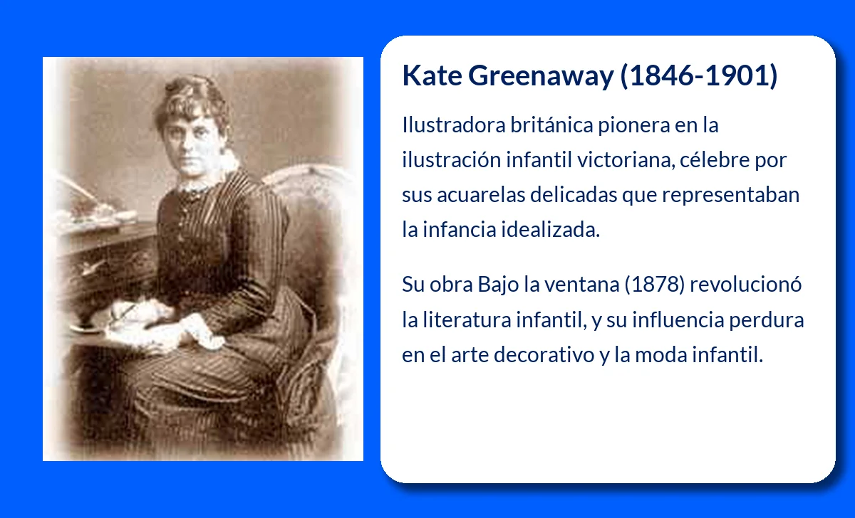 Kate Greenaway (1846-1901). La acuarelista e ilustradora que revolucionó la literatura infantil