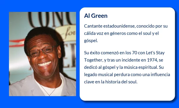Al Green (1946-VVVV). La voz del soul y el poder de la fe