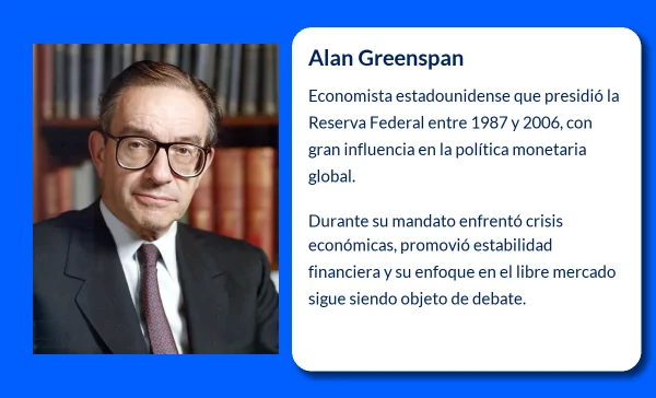 Alan Greenspan (1926-VVVV): El influyente arquitecto de la política económica estadounidense