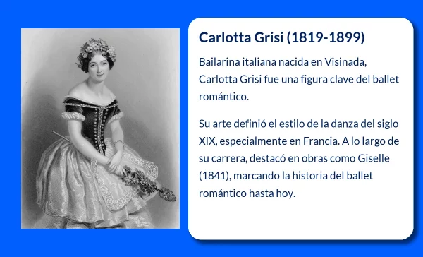 Carlotta Grisi (1819-1899). La musa inmortal de la danza romántica