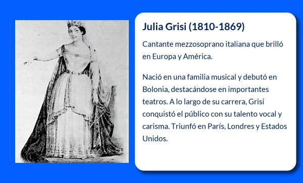 Julia Grisi (1810-1869). La voz italiana que conquistó teatros europeos y americanos
