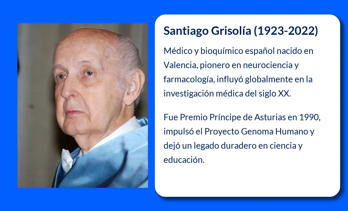 Santiago Grisolía (1923-2022). El médico y bioquímico español que impulsó la investigación científica mundial