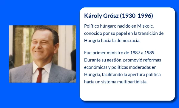 Károly Grósz (1930-1996). El líder húngaro que impulsó la transformación política hacia la democracia