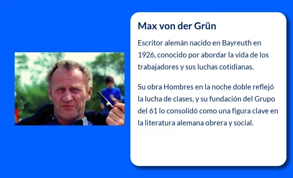 Max von der Grün (1926-VVVV): El escritor que plasmó la dignidad humana en la literatura obrera